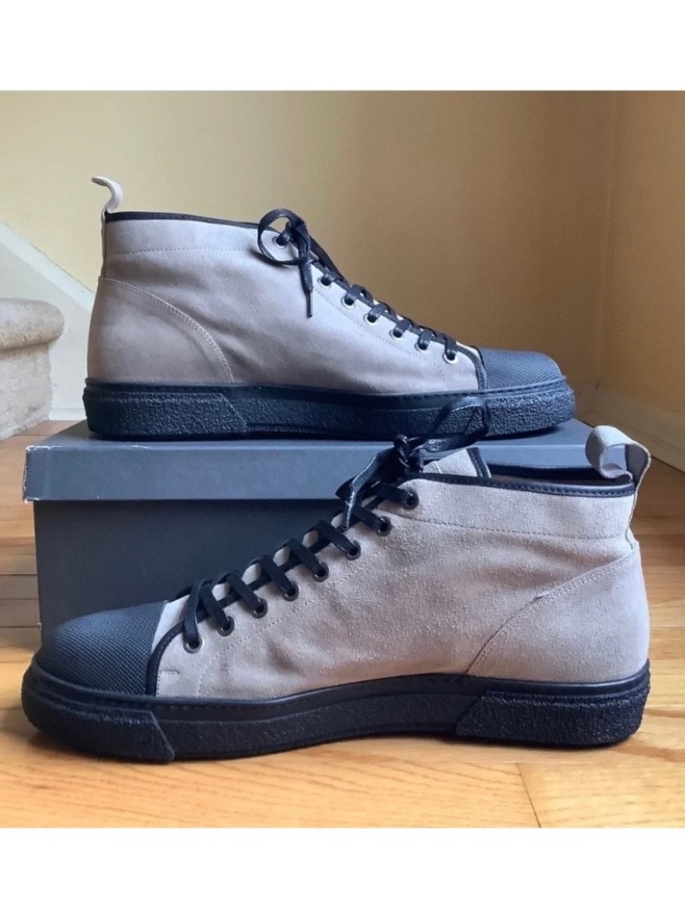 Vince Camuto Lace Up Suede Ankles Boots Earth SZ 12
